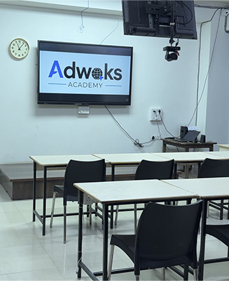 Adwoks Academy Jaipur smart class setup for Digital Marketing and IT courses